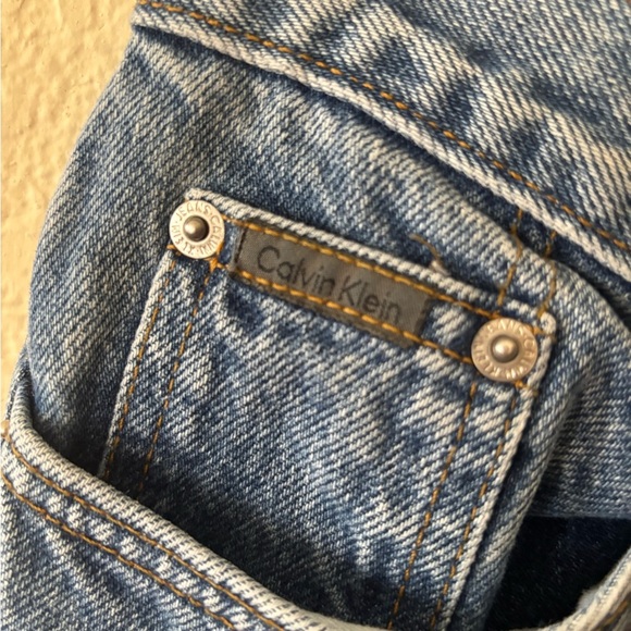 Calvin Klein High Rise Blue Denim Jeans - Picture 4 of 12